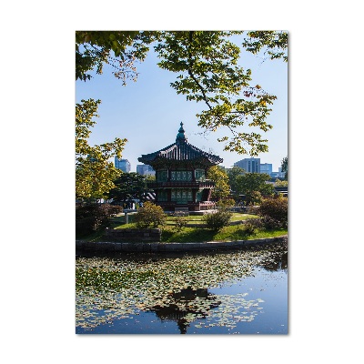 Quadro stampa su vetro verticale Corea del Sud