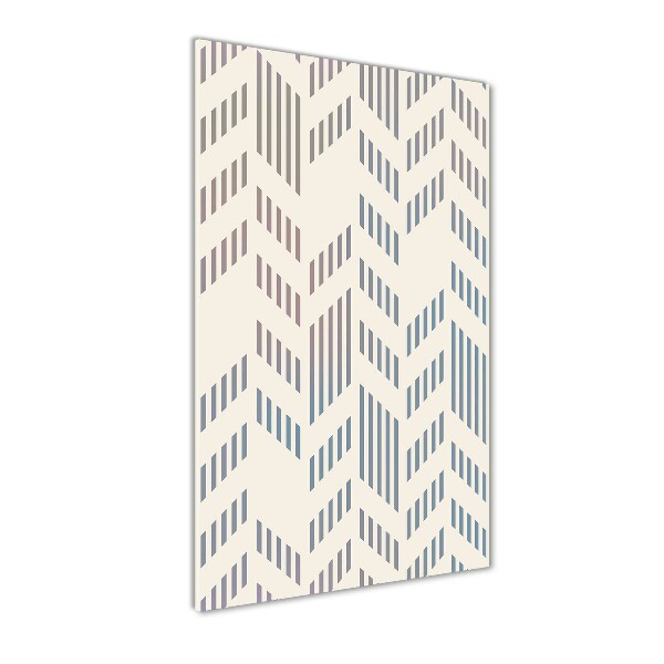Quadro in vetro verticale Sfondo geometrico