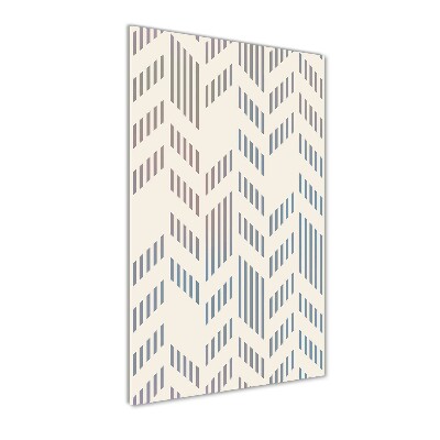 Quadro in vetro verticale Sfondo geometrico