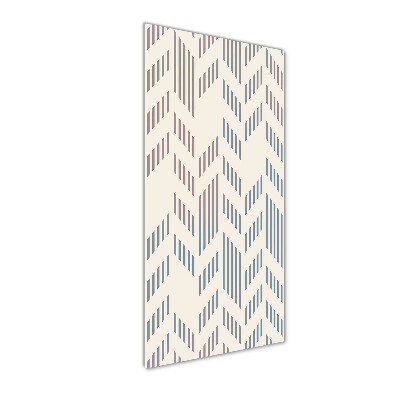 Quadro in vetro verticale Sfondo geometrico