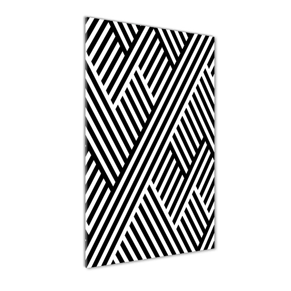 Quadro vetro verticale Sfondo geometrico