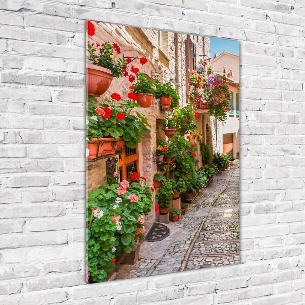 Quadro vetro verticale Strade italiane