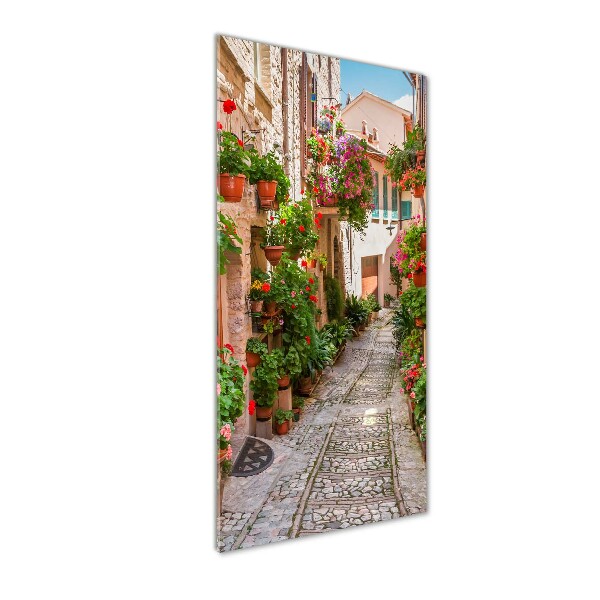 Quadro vetro verticale Strade italiane