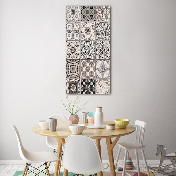 Quadro vetro verticale Piastrelle in ceramica