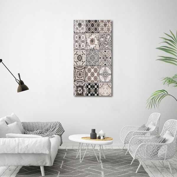 Quadro vetro verticale Piastrelle in ceramica