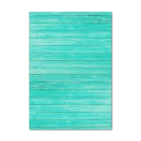 Quadro di vetro verticale Tavole verdi