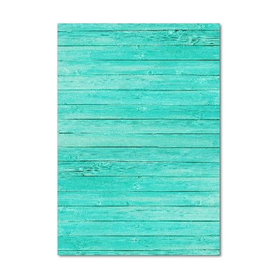 Quadro di vetro verticale Tavole verdi