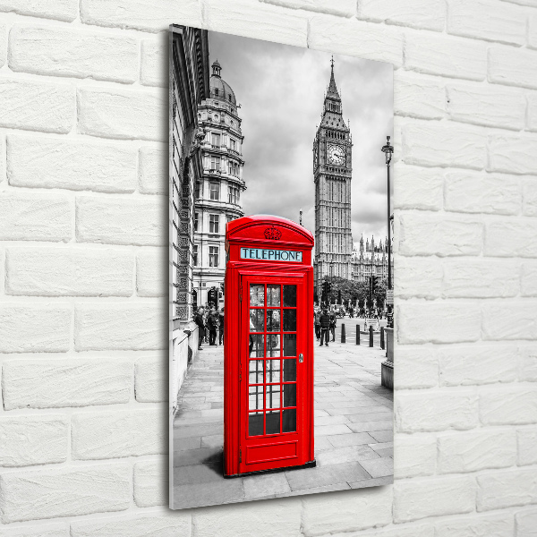 Quadro di vetro verticale Londra, Inghilterra