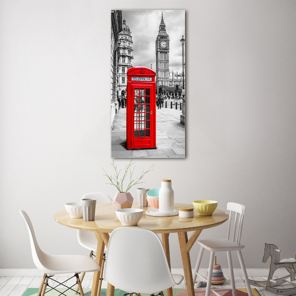 Quadro di vetro verticale Londra, Inghilterra