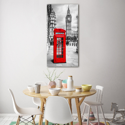Quadro di vetro verticale Londra, Inghilterra