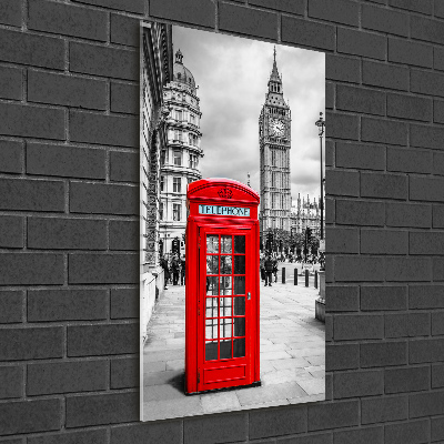 Quadro di vetro verticale Londra, Inghilterra