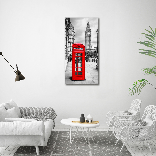 Quadro di vetro verticale Londra, Inghilterra