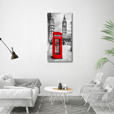 Quadro di vetro verticale Londra, Inghilterra