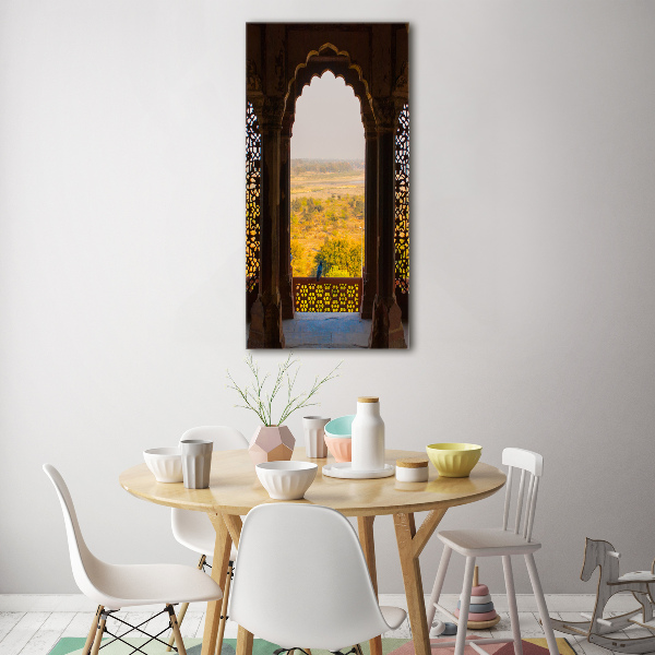 Quadro stampa su vetro verticale Forte di Agra, India
