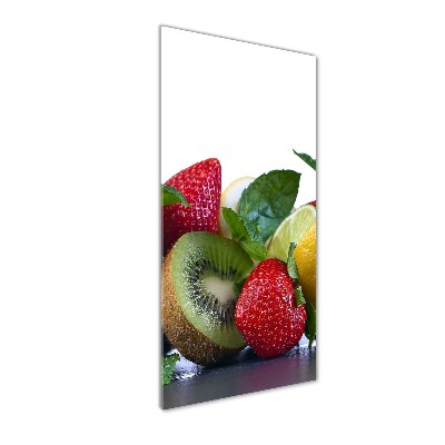Quadro in vetro verticale Frutta