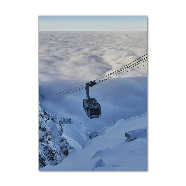 Quadro in vetro verticale Montagne russe