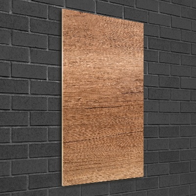 Quadro vetro verticale Sfondo in legno