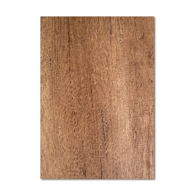 Quadro vetro verticale Sfondo in legno