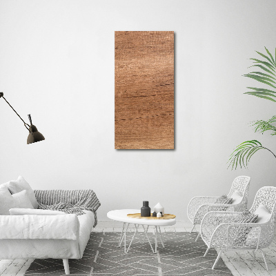 Quadro vetro verticale Sfondo in legno