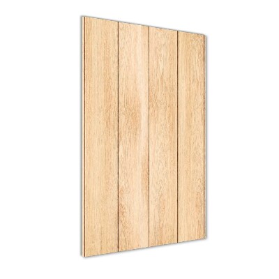 Quadro vetro verticale Sfondo in legno