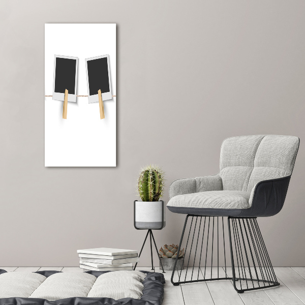 Quadro vetro verticale Cornici per foto