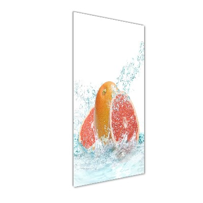 Quadro stampa su vetro verticale Pompelmi