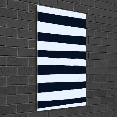 Quadro di vetro verticale Sfondo a righe
