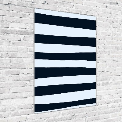Quadro di vetro verticale Sfondo a righe