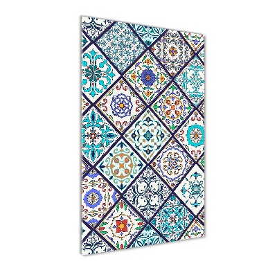 Quadro stampa su vetro verticale Piastrelle in ceramica
