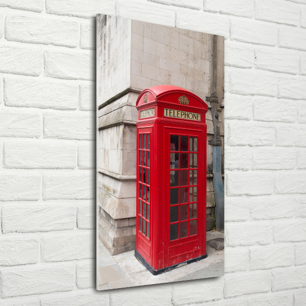 Quadro di vetro verticale Londra