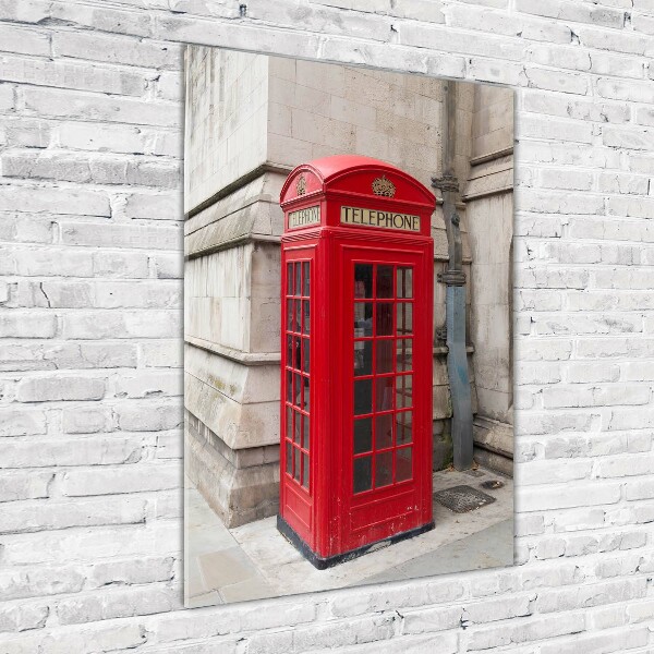 Quadro di vetro verticale Londra