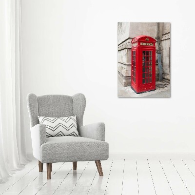 Quadro di vetro verticale Londra