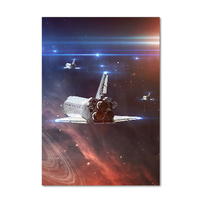 Quadro vetro verticale Astronave
