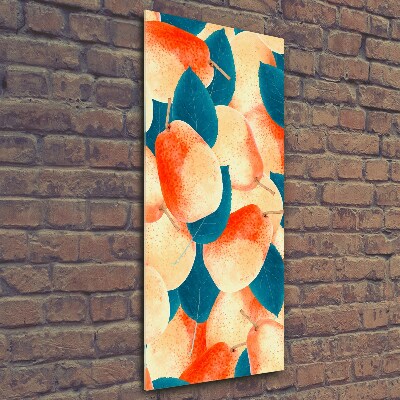 Quadro di vetro verticale Pere