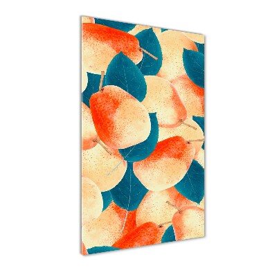 Quadro di vetro verticale Pere