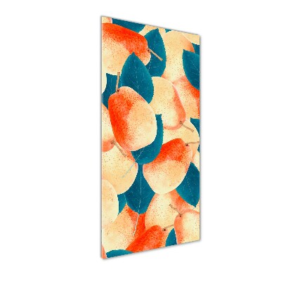 Quadro di vetro verticale Pere