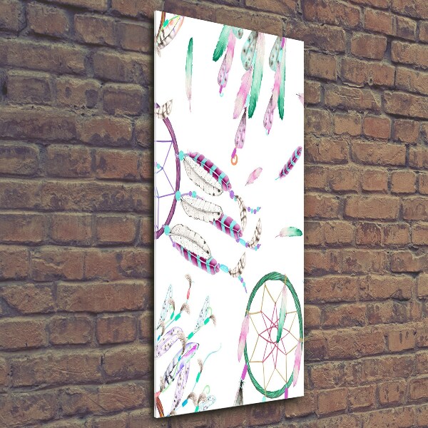 Quadro vetro verticale Acchiappasogni