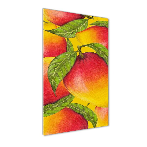 Quadro stampa su vetro verticale Mango