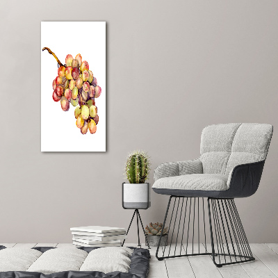 Quadro in vetro verticale Uva