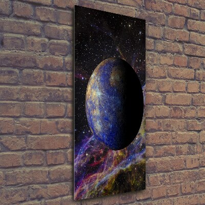 Quadro in vetro verticale Mercurio