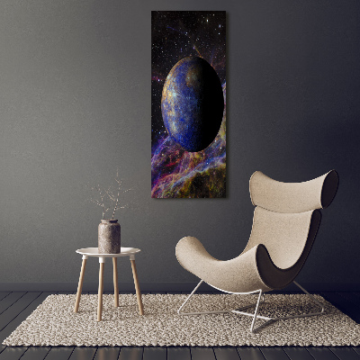 Quadro in vetro verticale Mercurio