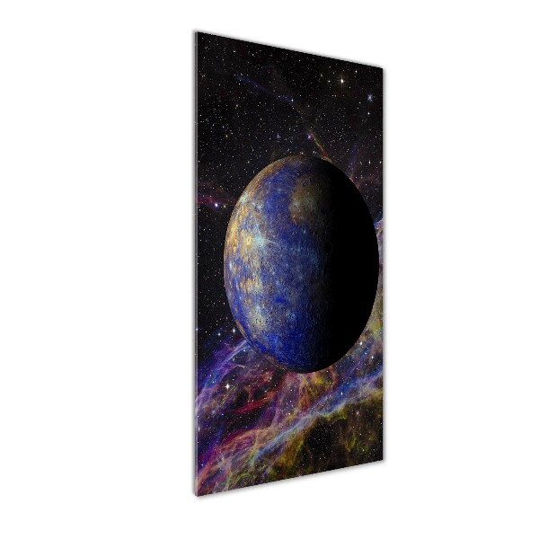 Quadro in vetro verticale Mercurio