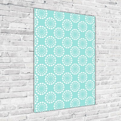 Quadro in vetro verticale Sfondo geometrico