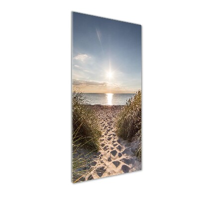 Quadro vetro verticale Dune costiere