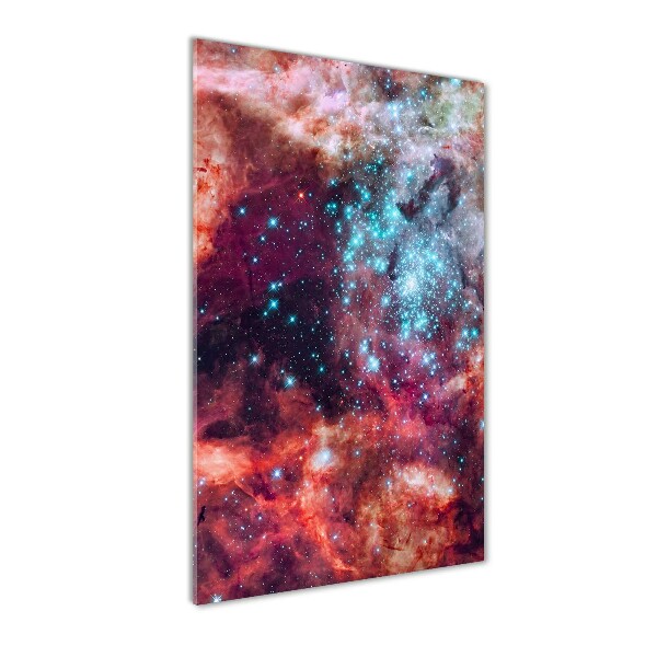 Quadro di vetro verticale Nube di Magellano