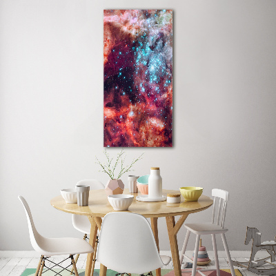 Quadro di vetro verticale Nube di Magellano