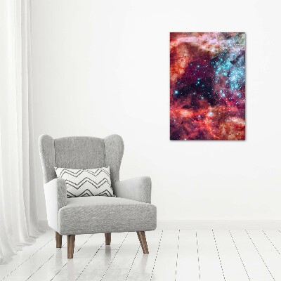 Quadro di vetro verticale Nube di Magellano