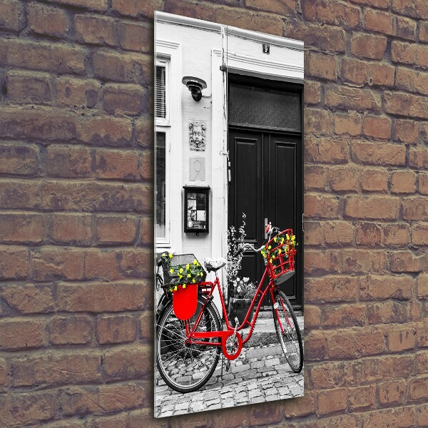 Quadro vetro verticale Bicicletta da città