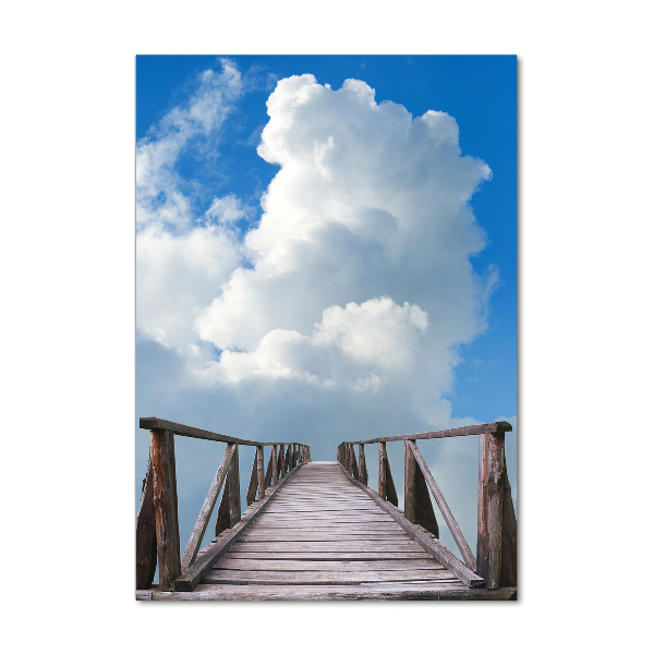 Quadro di vetro verticale La via per il Paradiso