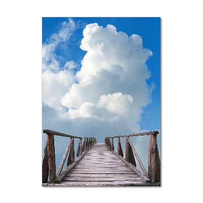 Quadro di vetro verticale La via per il Paradiso